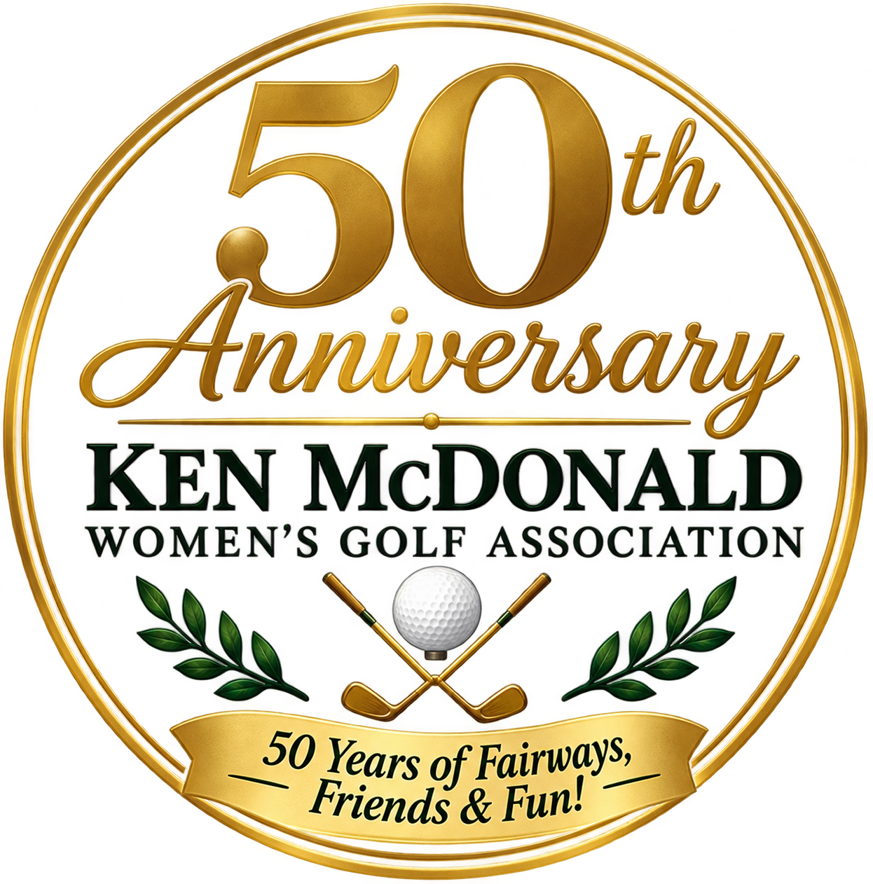 50th Anniversary Women’s Golf Logo
